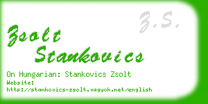zsolt stankovics business card